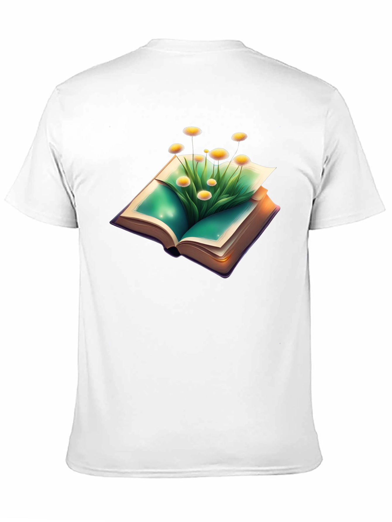 Nature Book T-Shirt - Floral Fantasy Tee