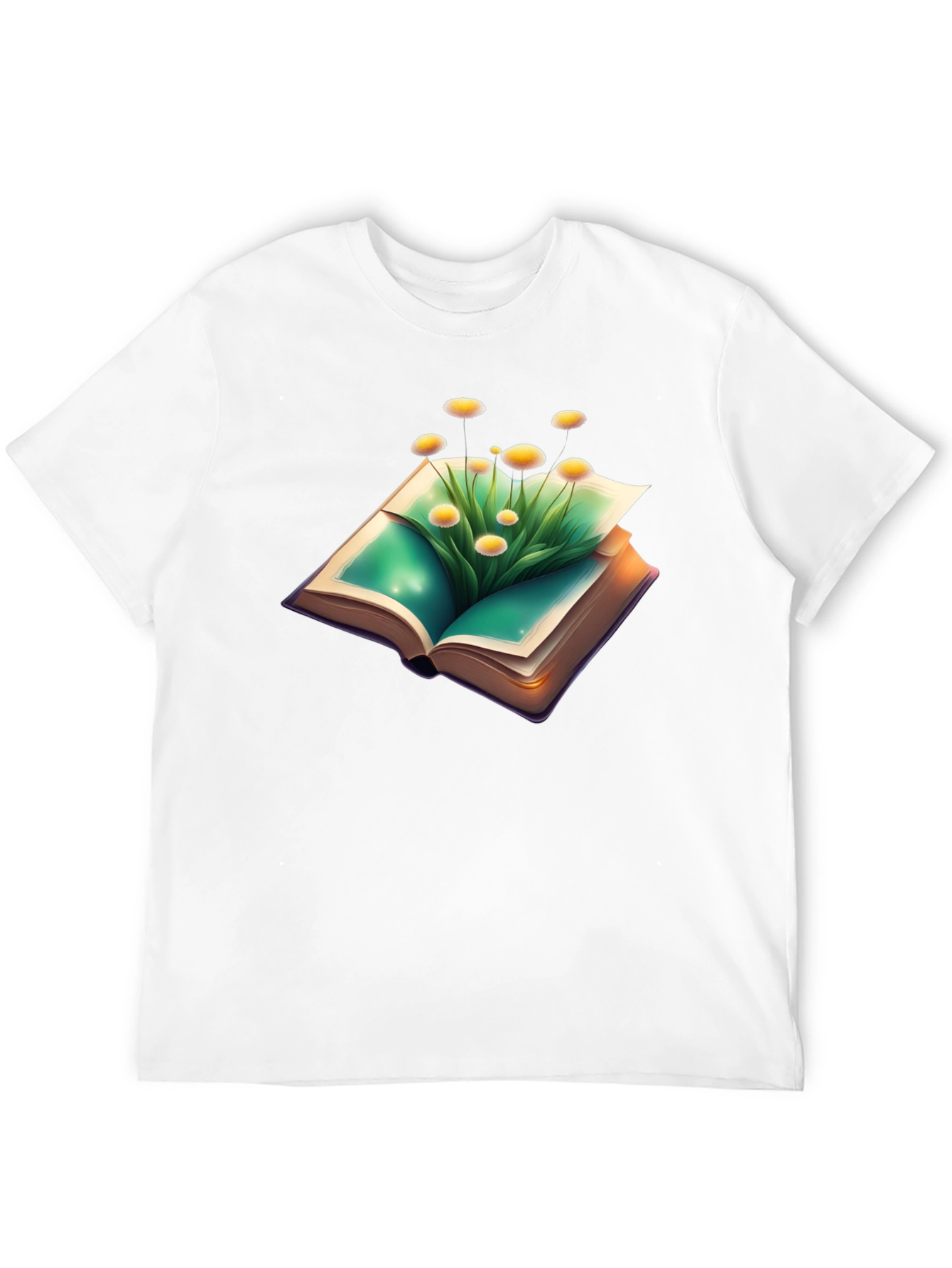 Nature Book T-Shirt - Floral Fantasy Tee