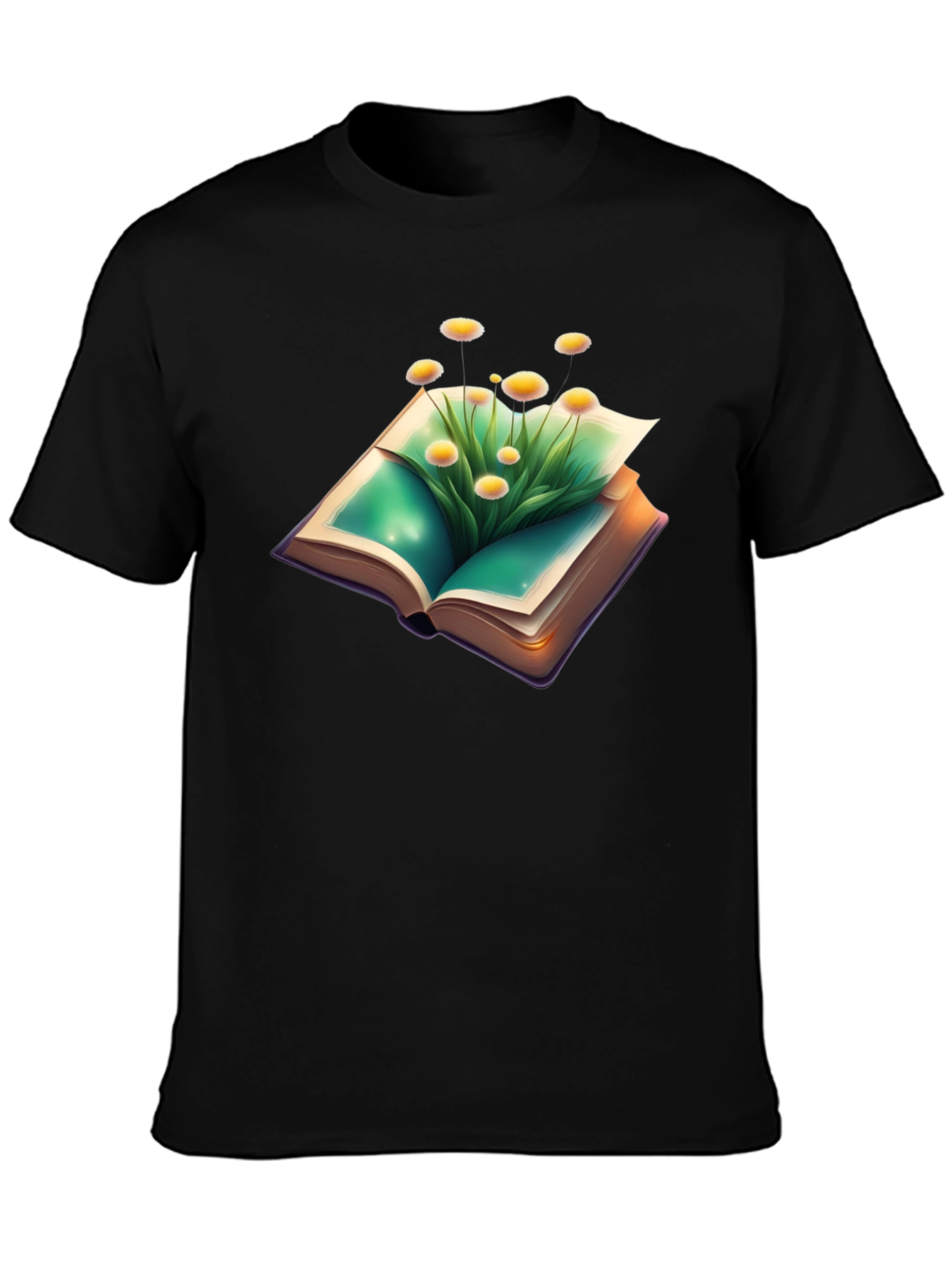 Nature Book T-Shirt - Floral Fantasy Tee