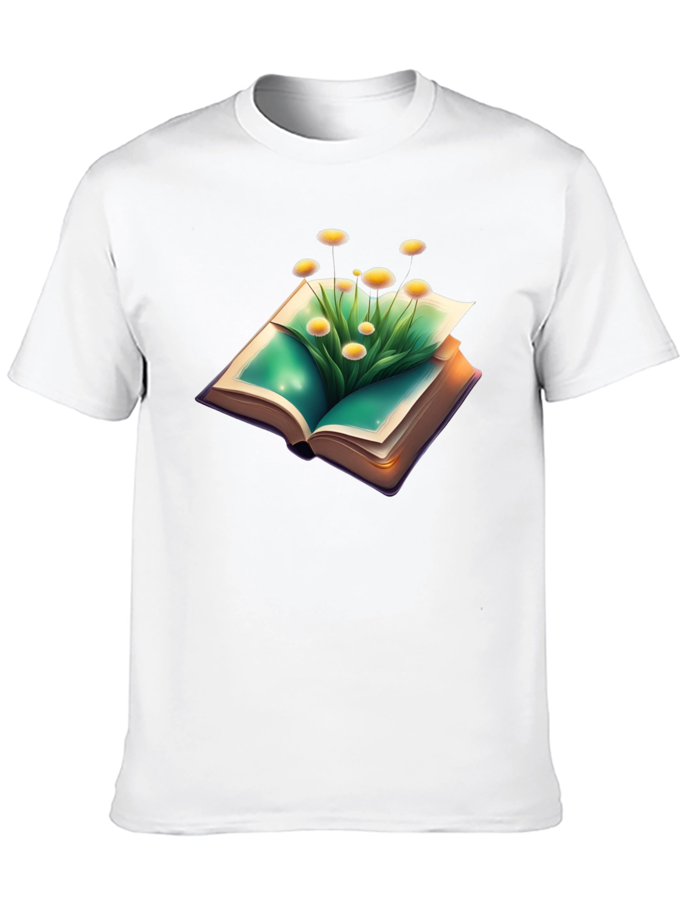 Nature Book T-Shirt - Floral Fantasy Tee