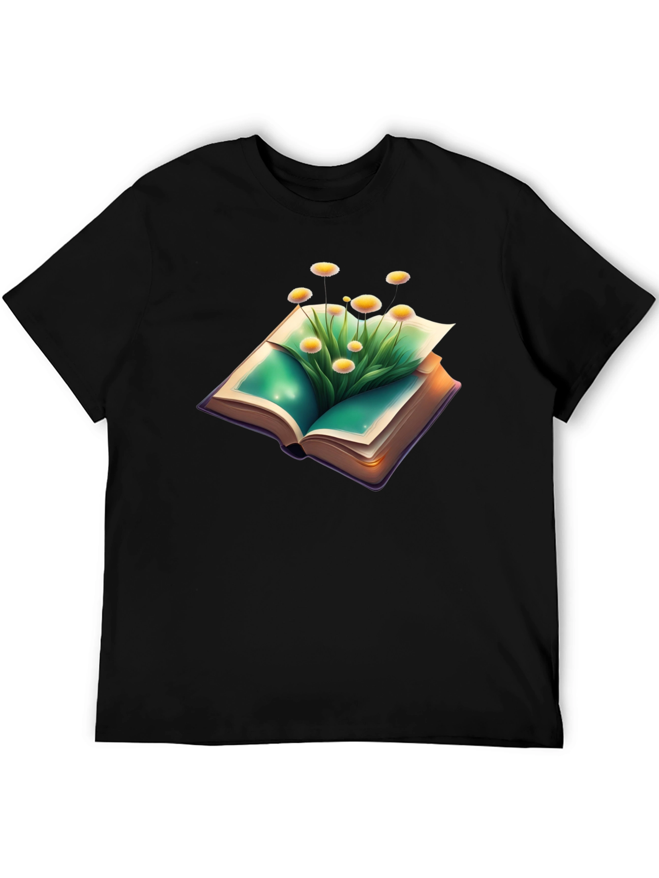 Nature Book T-Shirt - Floral Fantasy Tee