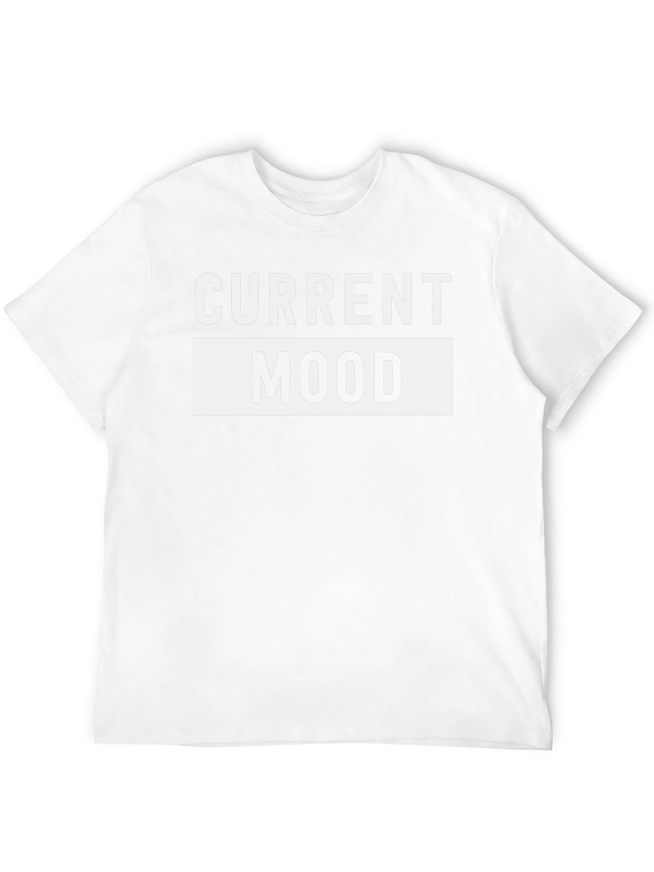 Current Mood Graphic Tee - Casual Black T-Shirt