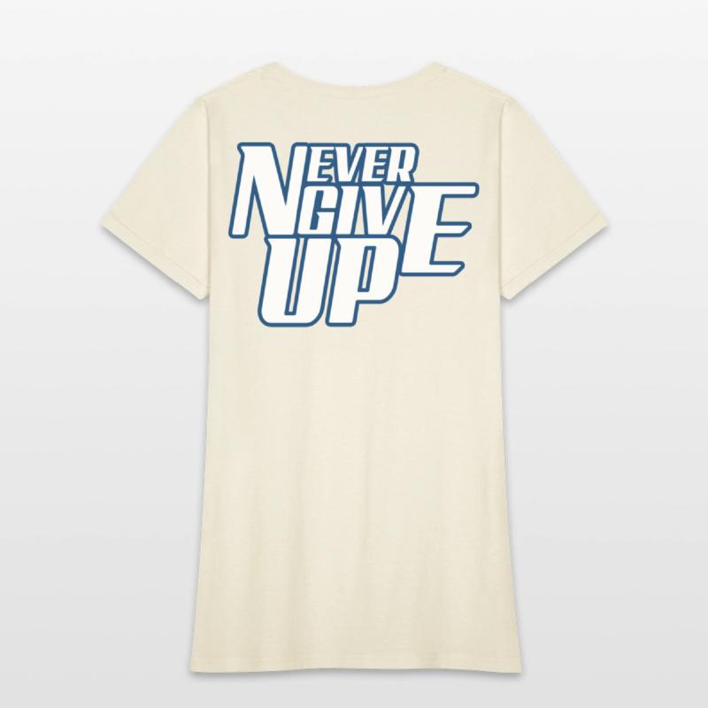 Never Give Up_Gombino Fitness Black Border