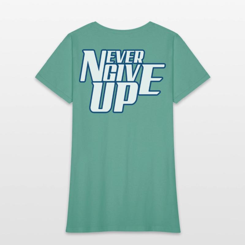 Never Give Up_Gombino Fitness Black Border