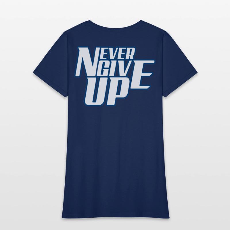 Never Give Up_Gombino Fitness Black Border