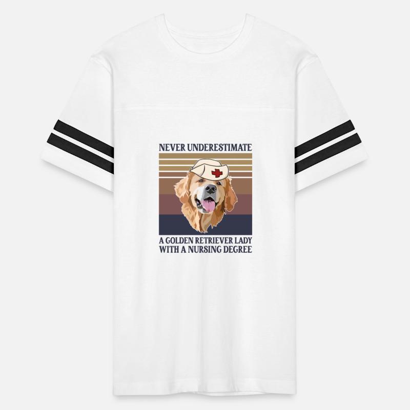 Never Underestimate A Golden Retriever Lady