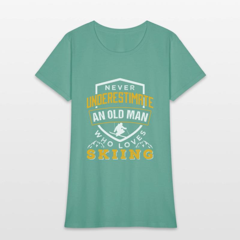 Never Underestimate An Old Man Who Loves Skiing