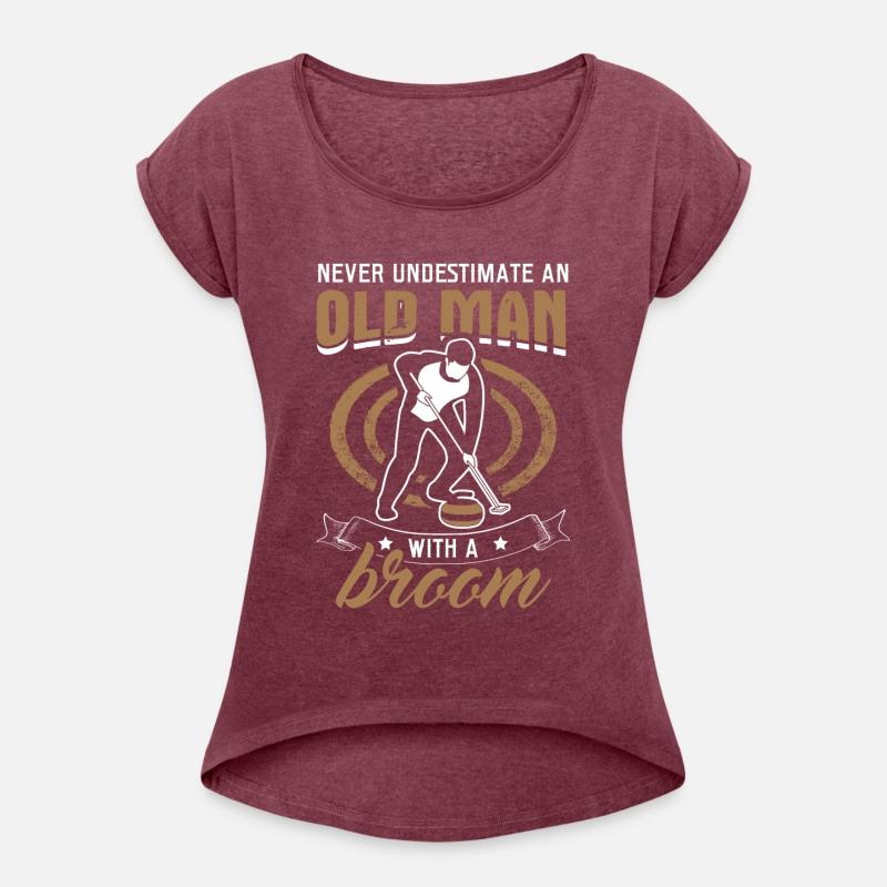 Never Underestimate Old Man With a Broom Curling