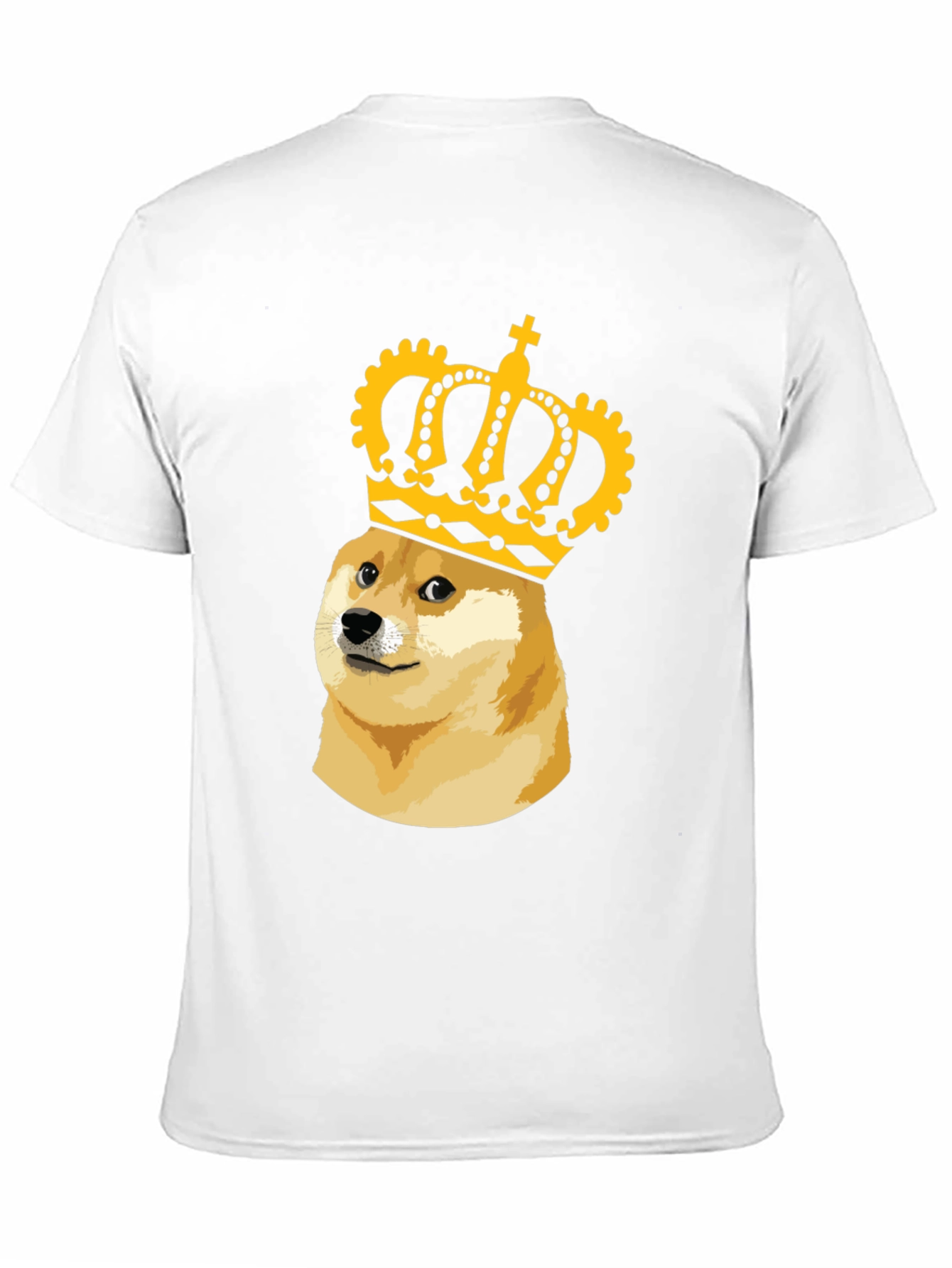 Doge King Graphic T-Shirt - Black Cotton Tee
