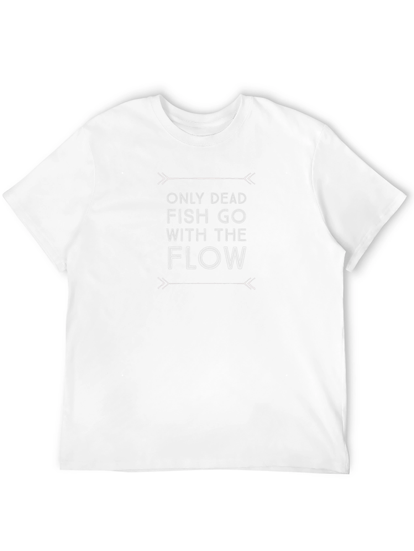 Dead Fish Flow Graphic Tee - Unisex Black T-Shirt