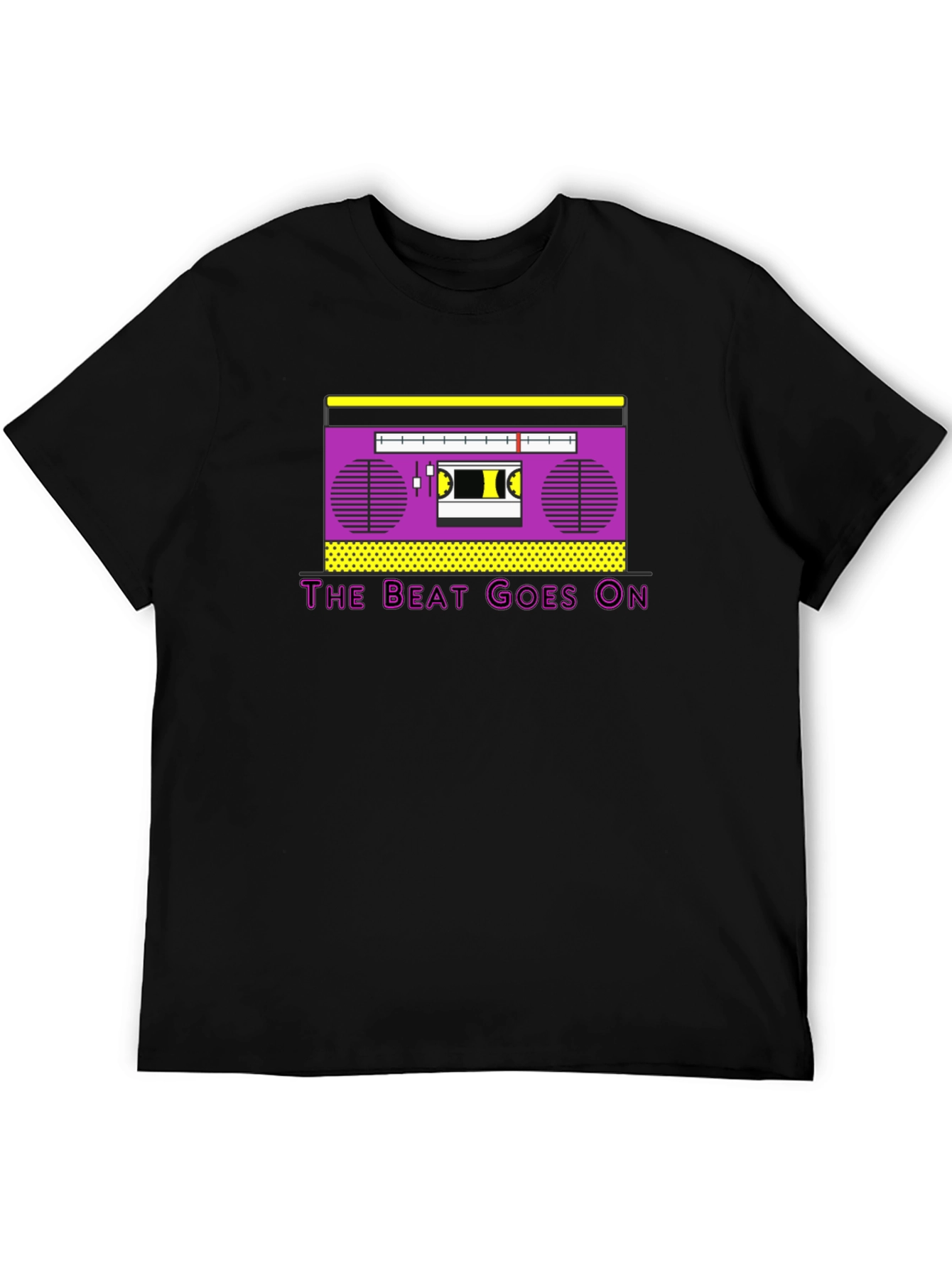 Retro Boombox T-Shirt - The Beat Goes On