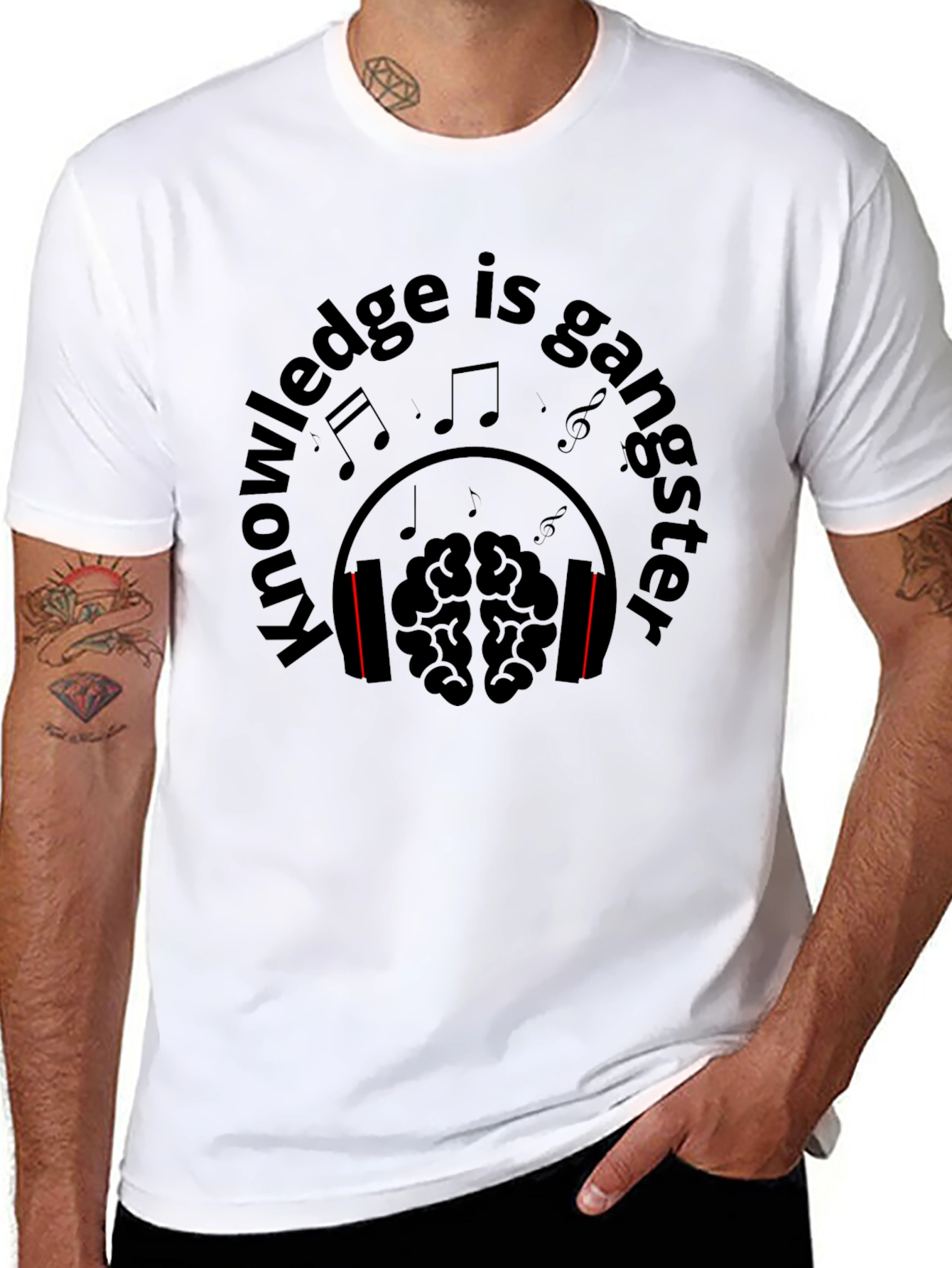 Knowledge is Gangster Graphic Tee