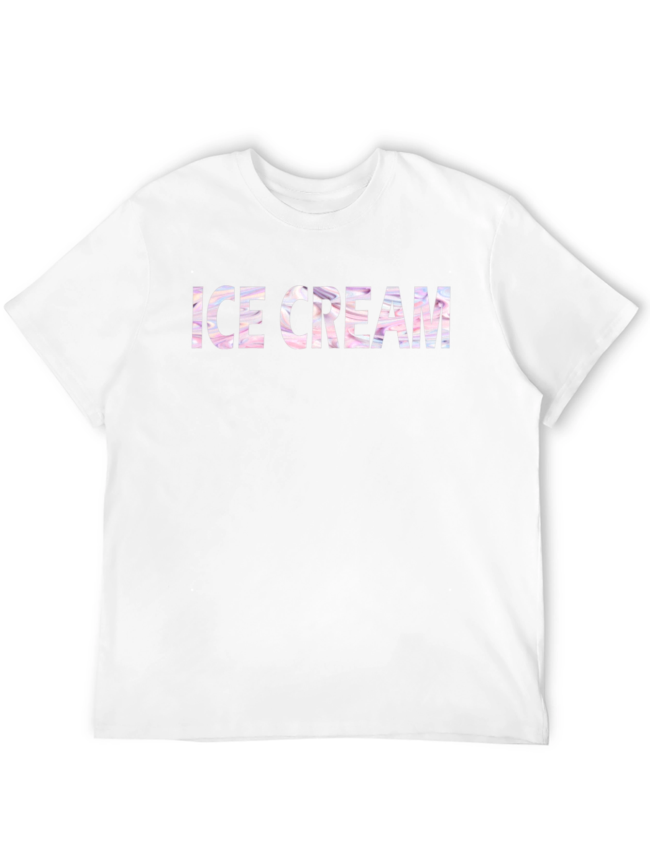 Ice Cream Graphic Black T-Shirt