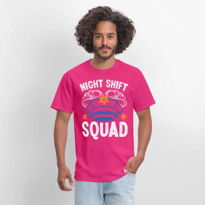 Night Shift Squad Police Officer Funny Policeman