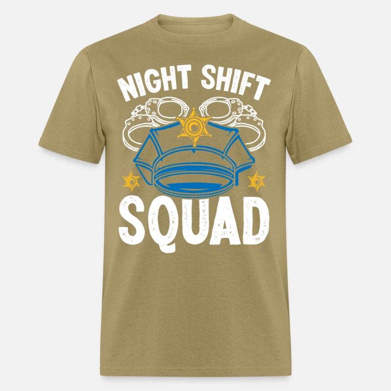 Night Shift Squad Police Officer Funny Policeman