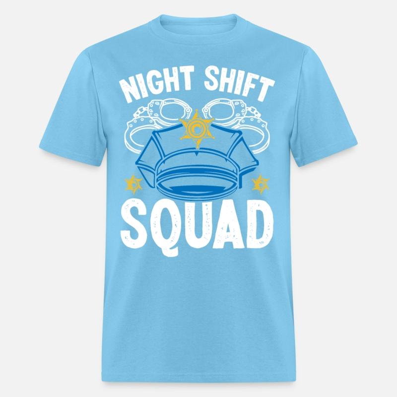 Night Shift Squad Police Officer Funny Policeman