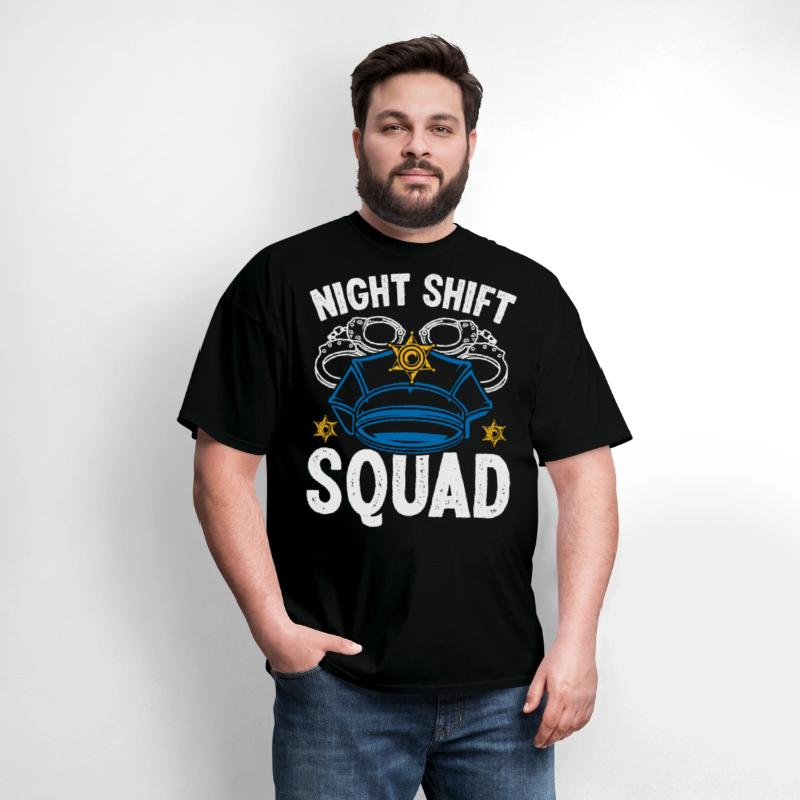 Night Shift Squad Police Officer Funny Policeman