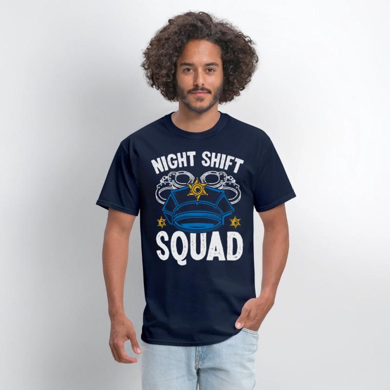 Night Shift Squad Police Officer Funny Policeman