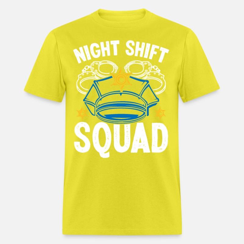 Night Shift Squad Police Officer Funny Policeman