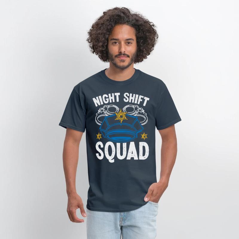 Night Shift Squad Police Officer Funny Policeman