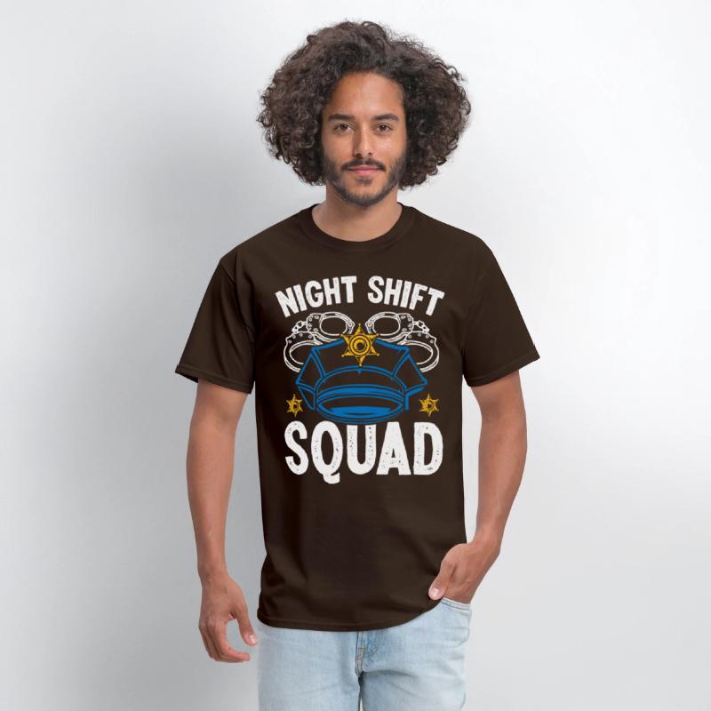 Night Shift Squad Police Officer Funny Policeman