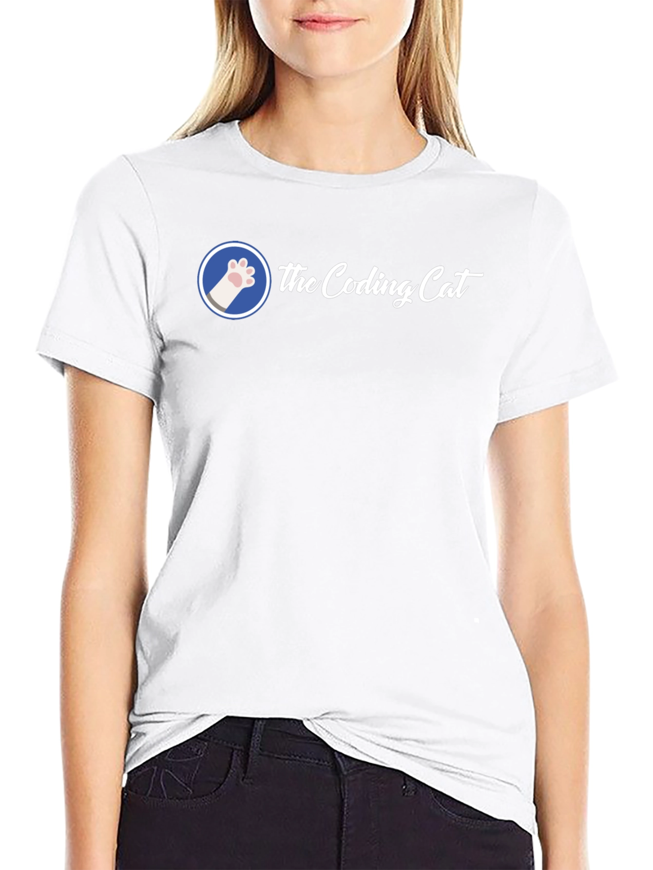 The Coding Cat Graphic Tee - Developer T-Shirt