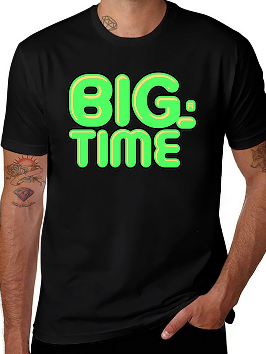 Big Time Black Graphic Tee - Unisex