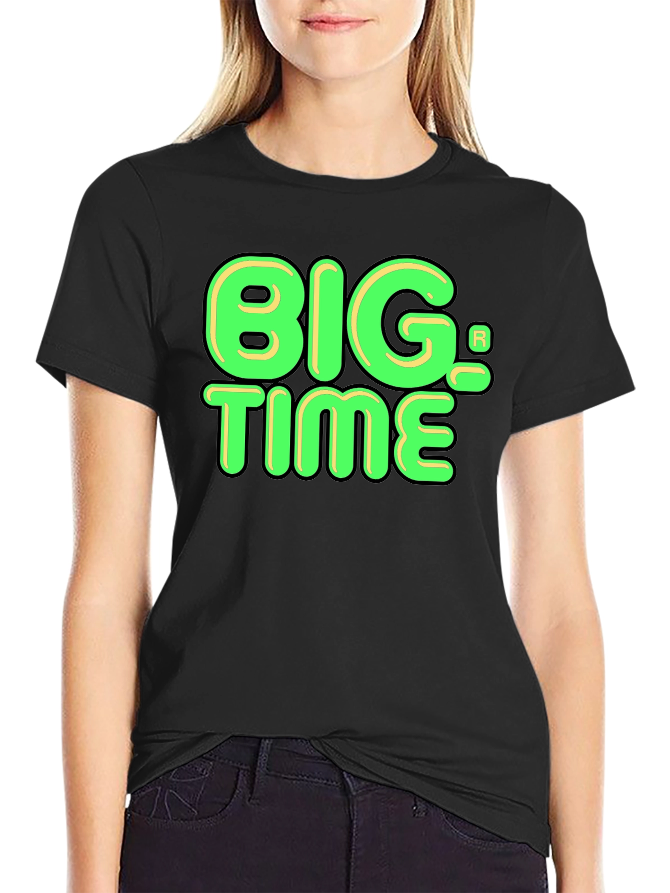 Big Time Black Graphic Tee - Unisex