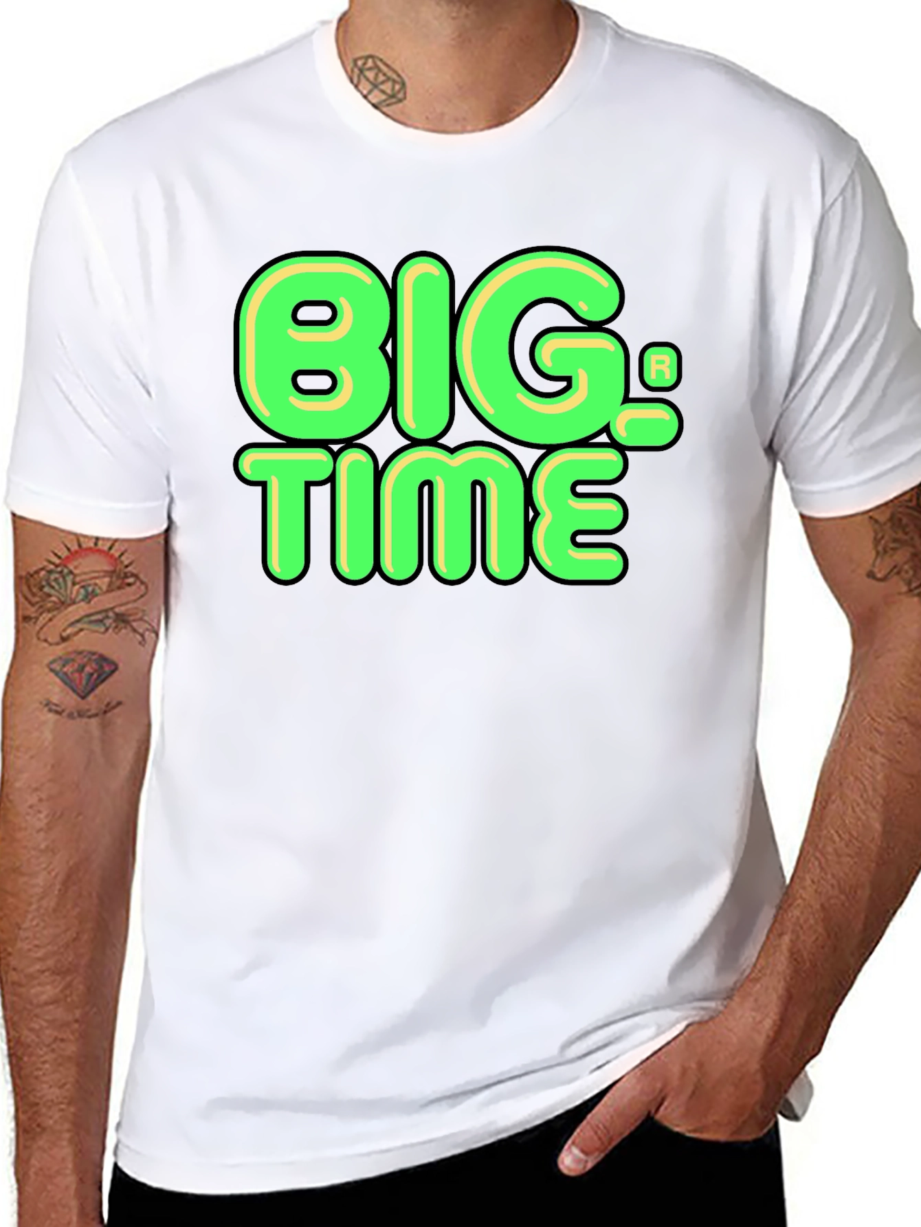 Big Time Black Graphic Tee - Unisex