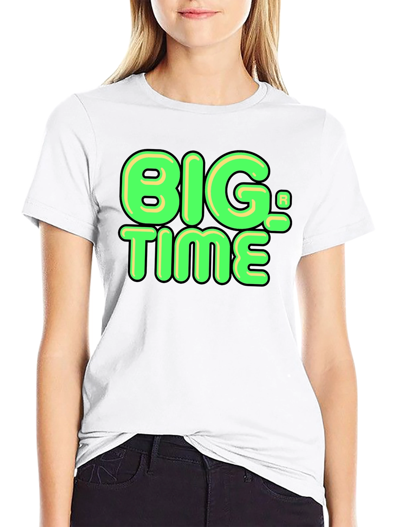 Big Time Black Graphic Tee - Unisex