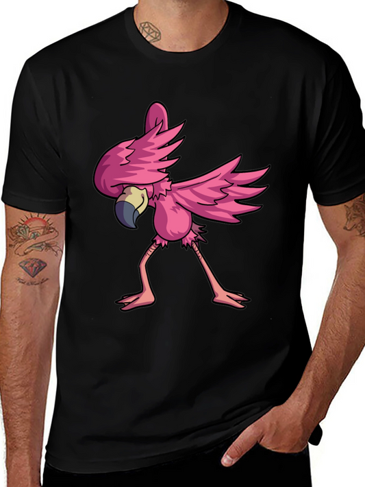 Flamingo Dab T-Shirt - Fun Animal Tee