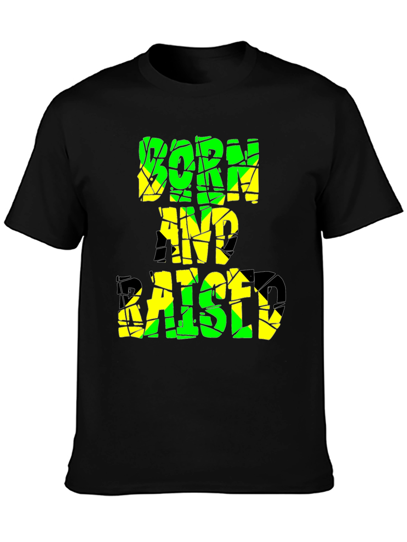 Born and Raised Graphic Tee - Black
