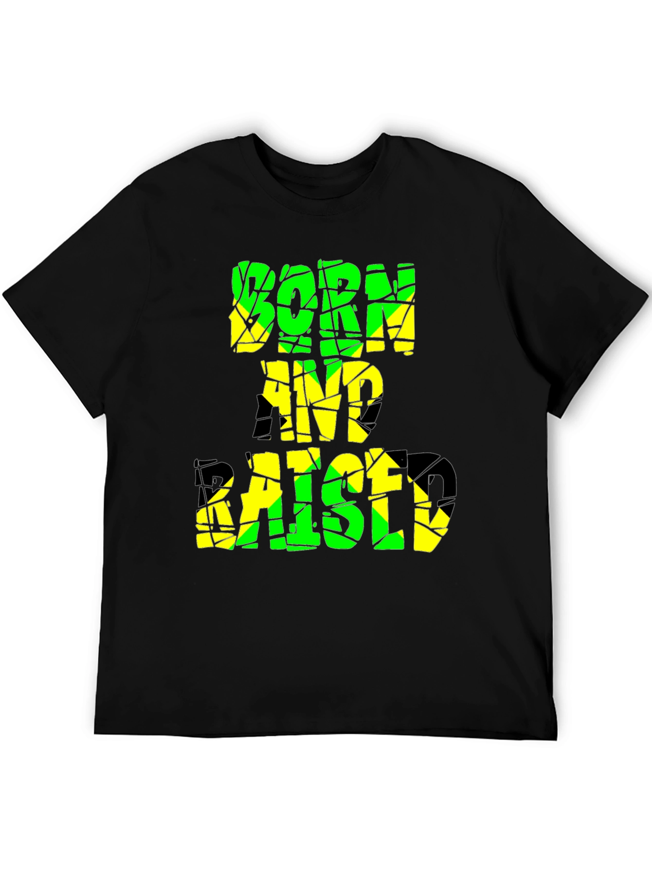 Born and Raised Graphic Tee - Black