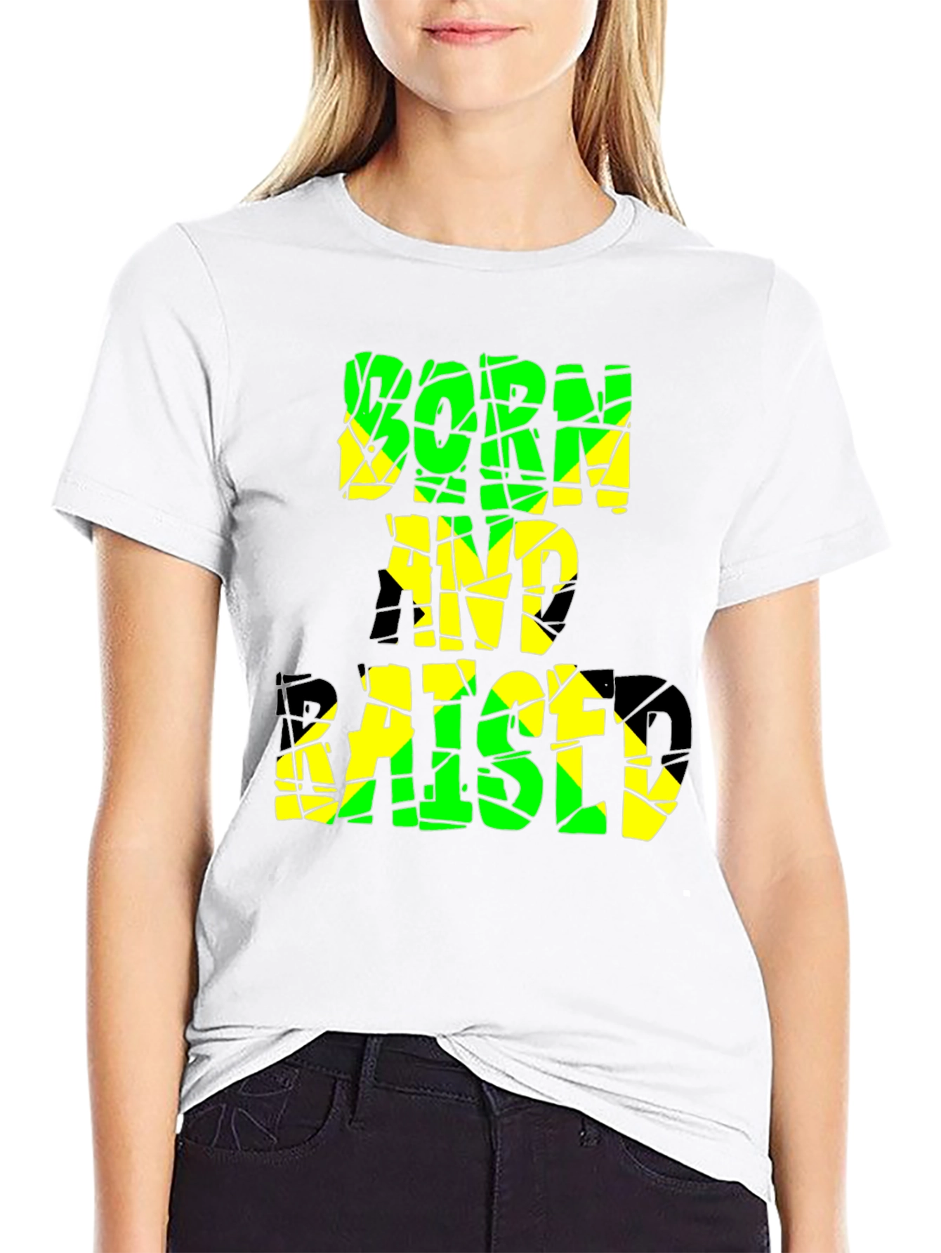 Born and Raised Graphic Tee - Black