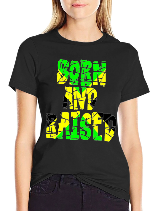 Born and Raised Graphic Tee - Black