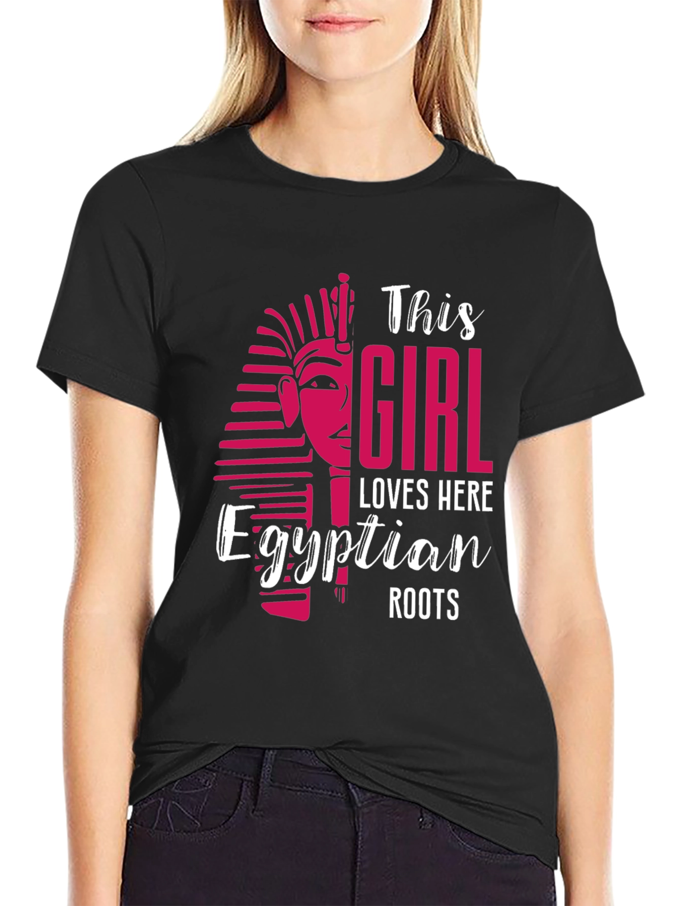 Egyptian Roots T-Shirt - This Girl Loves Egypt!