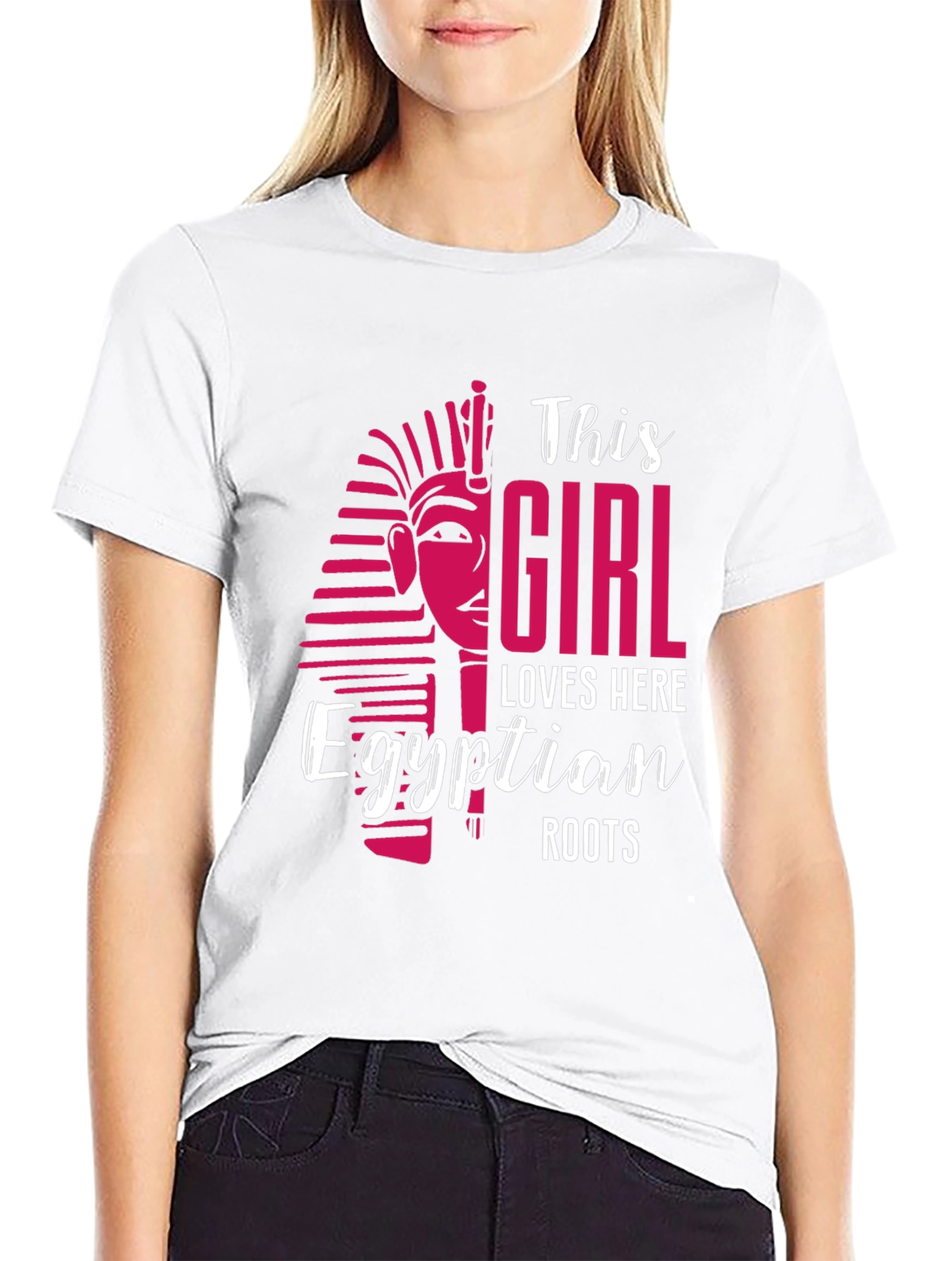 Egyptian Roots T-Shirt - This Girl Loves Egypt!