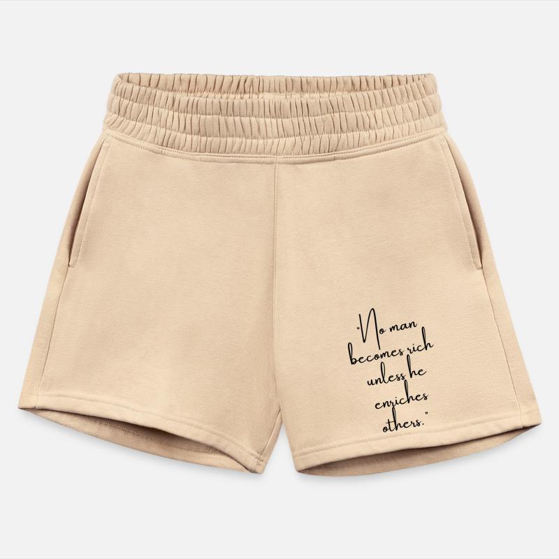 No man becomes rich unless he enriches others