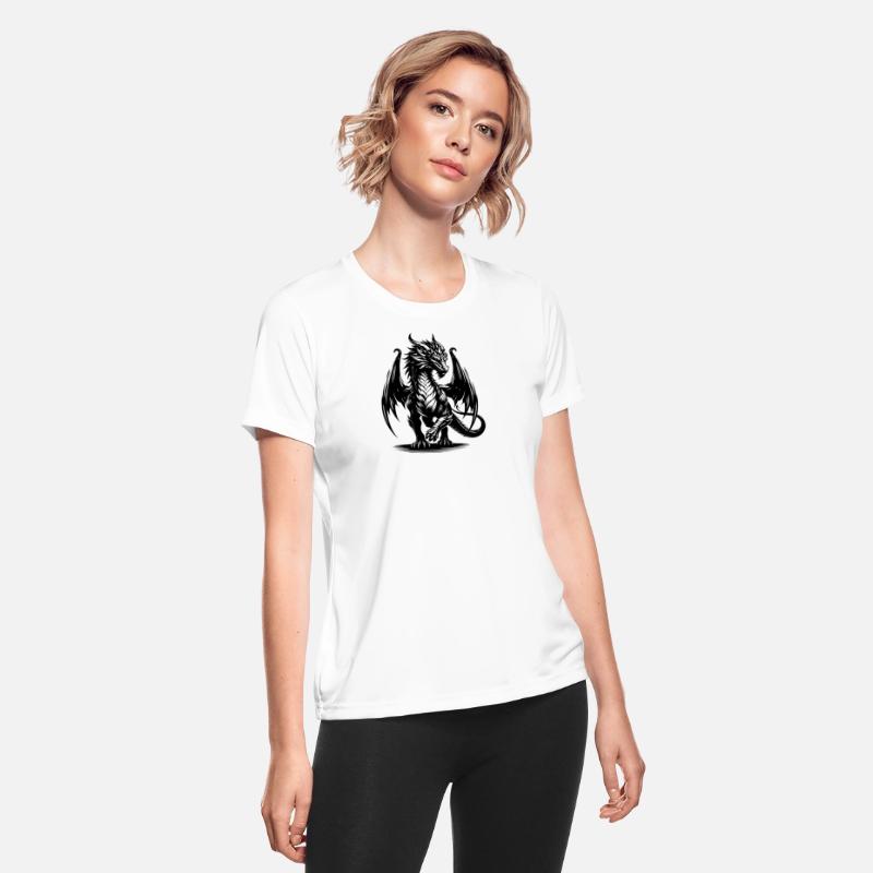 Noble, Impressive Dragon With Large Wings