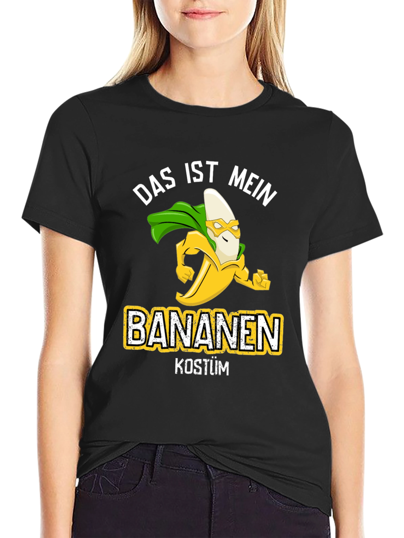 Banana Costume T-Shirt - Funny Super Hero Tee