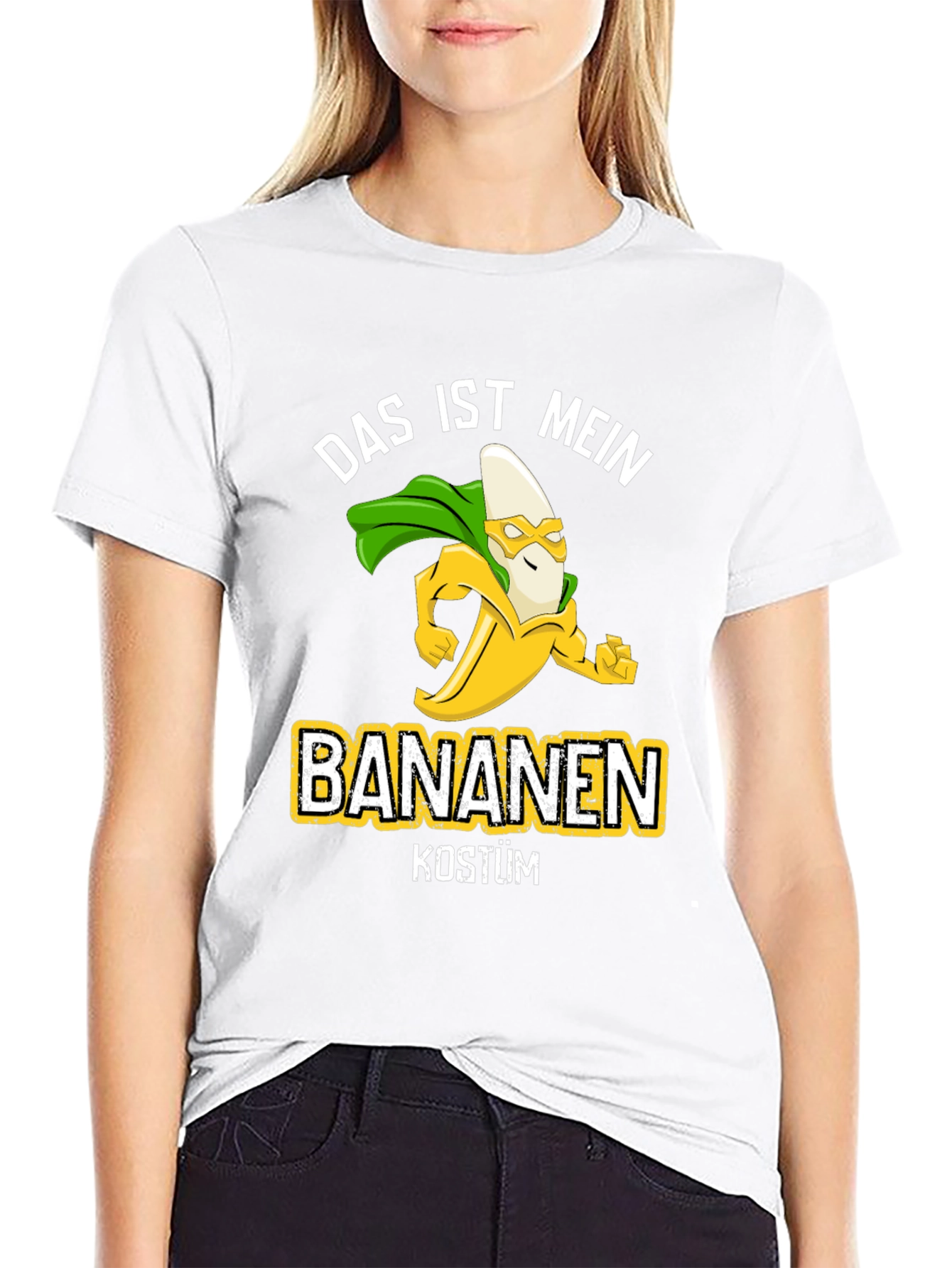 Banana Costume T-Shirt - Funny Super Hero Tee