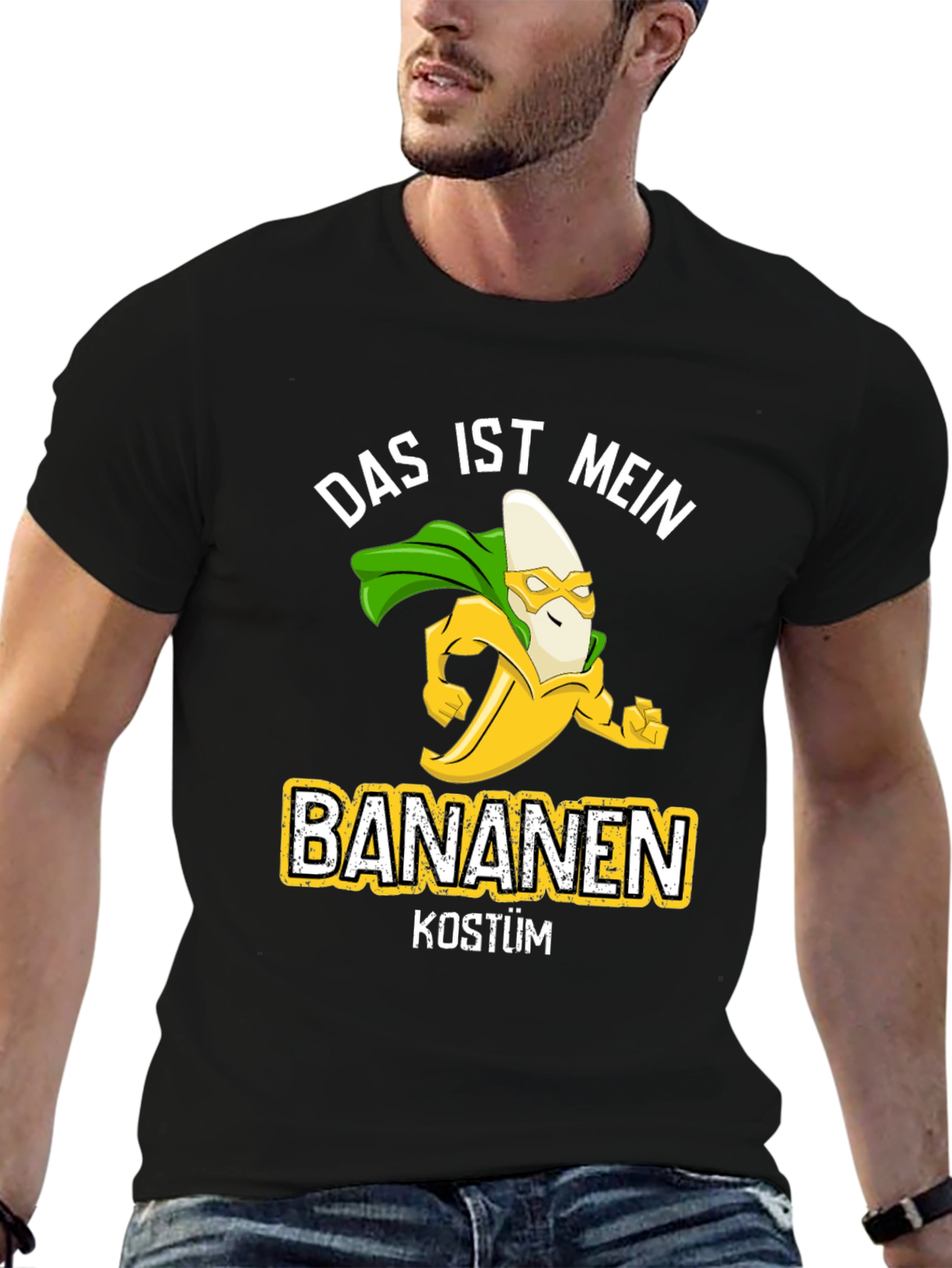 Banana Costume T-Shirt - Funny Super Hero Tee