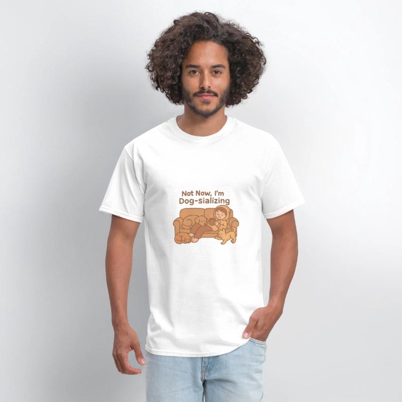 Not Now, I'm Dog-sializing - Cozy Dog Tee