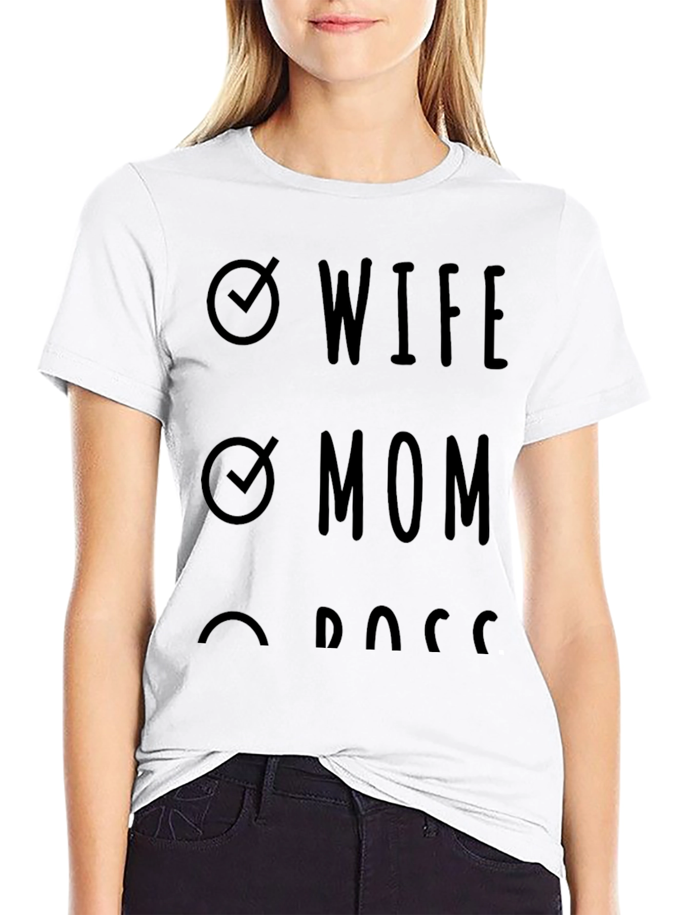 Wife Mom Boss T-Shirt | Graphic Tee