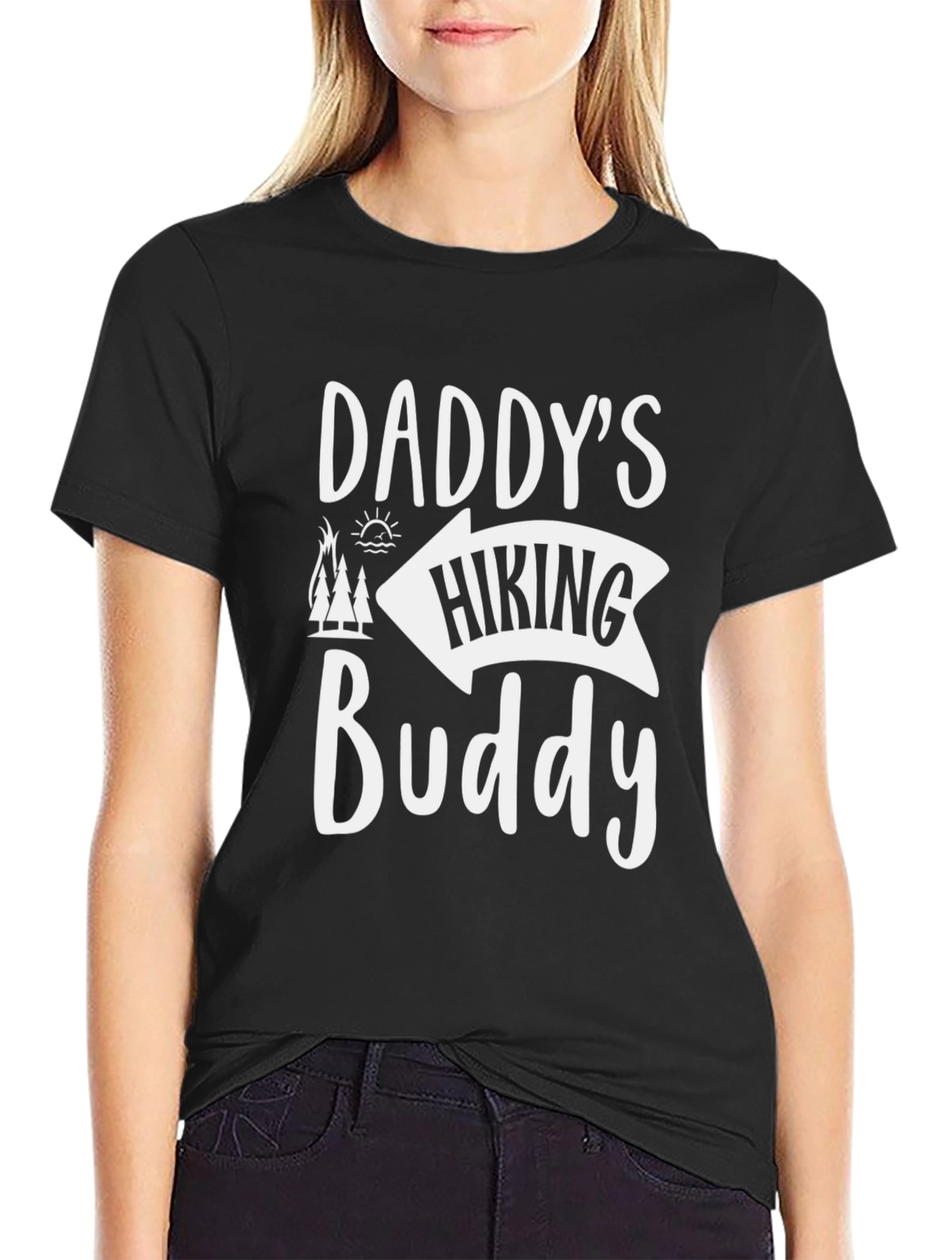 Daddys Hiking Buddy Graphic Tee