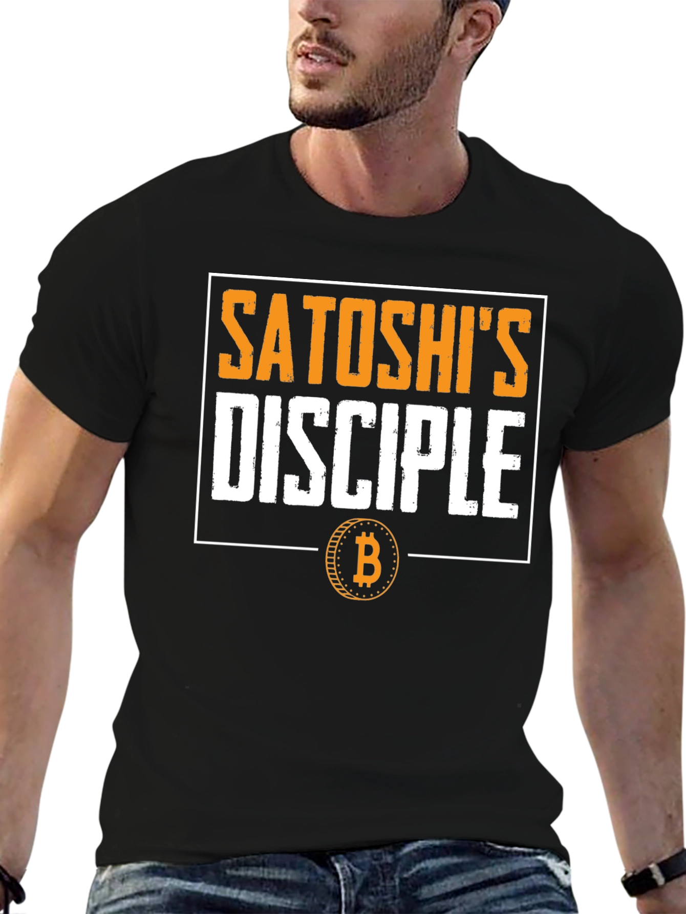 Satoshis Disciple Bitcoin T-Shirt Crypto Fan Tee
