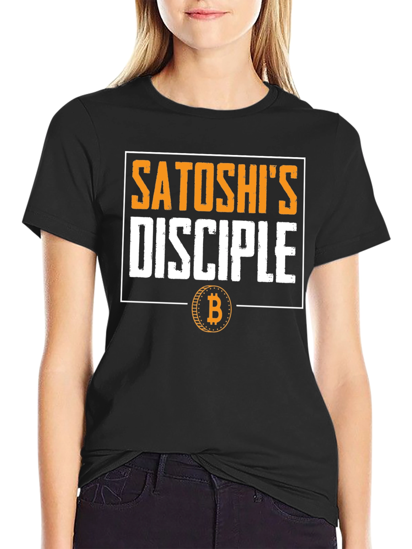 Satoshis Disciple Bitcoin T-Shirt Crypto Fan Tee