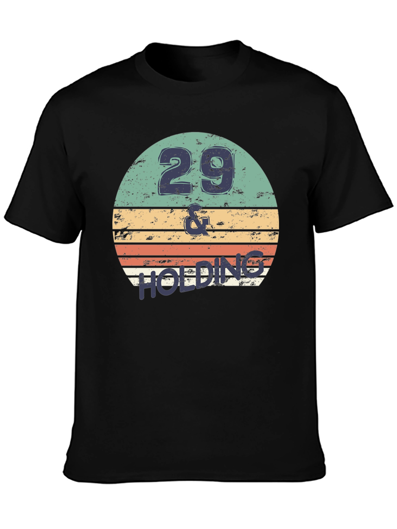 29 & Holding Birthday T-Shirt Retro Design