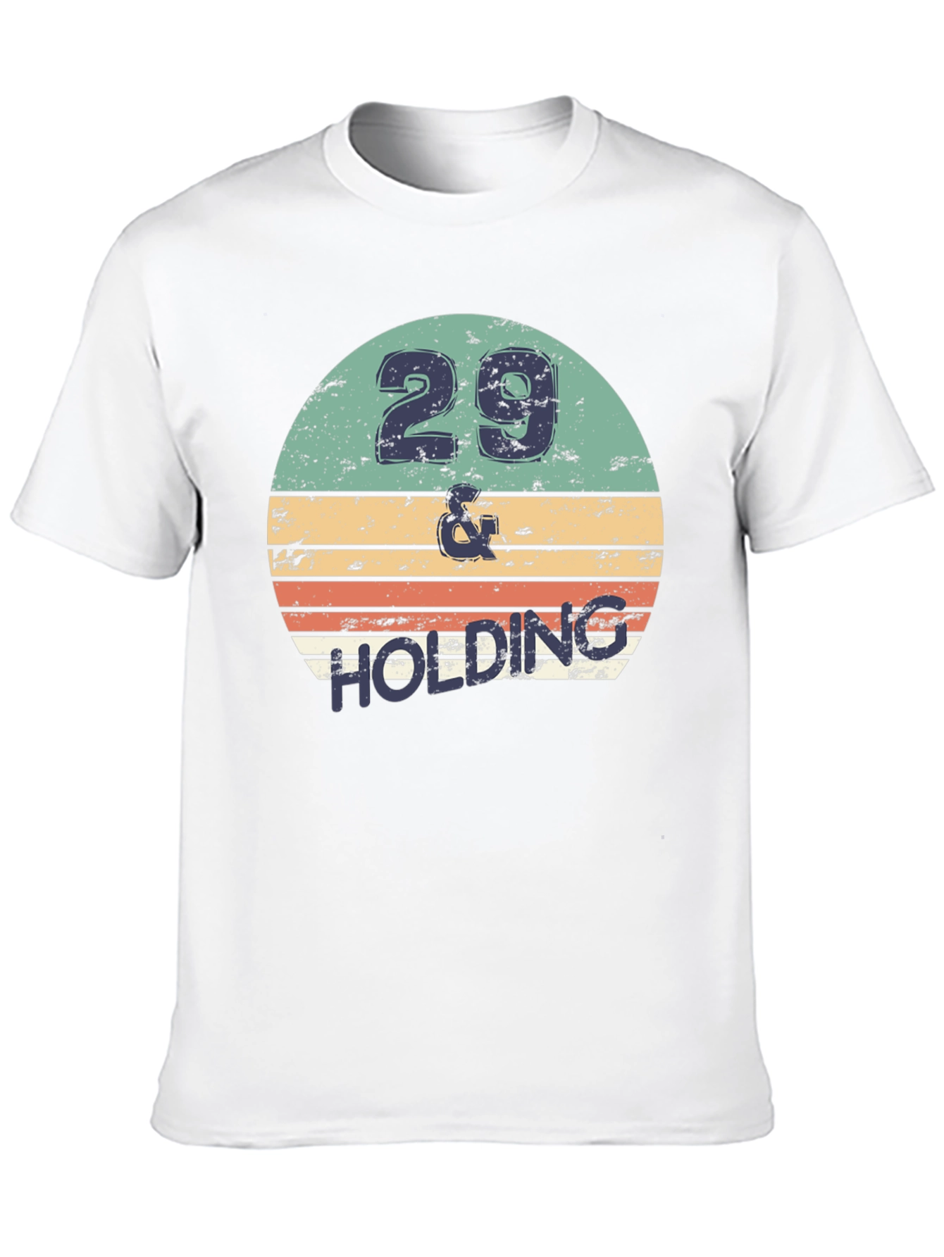 29 & Holding Birthday T-Shirt Retro Design