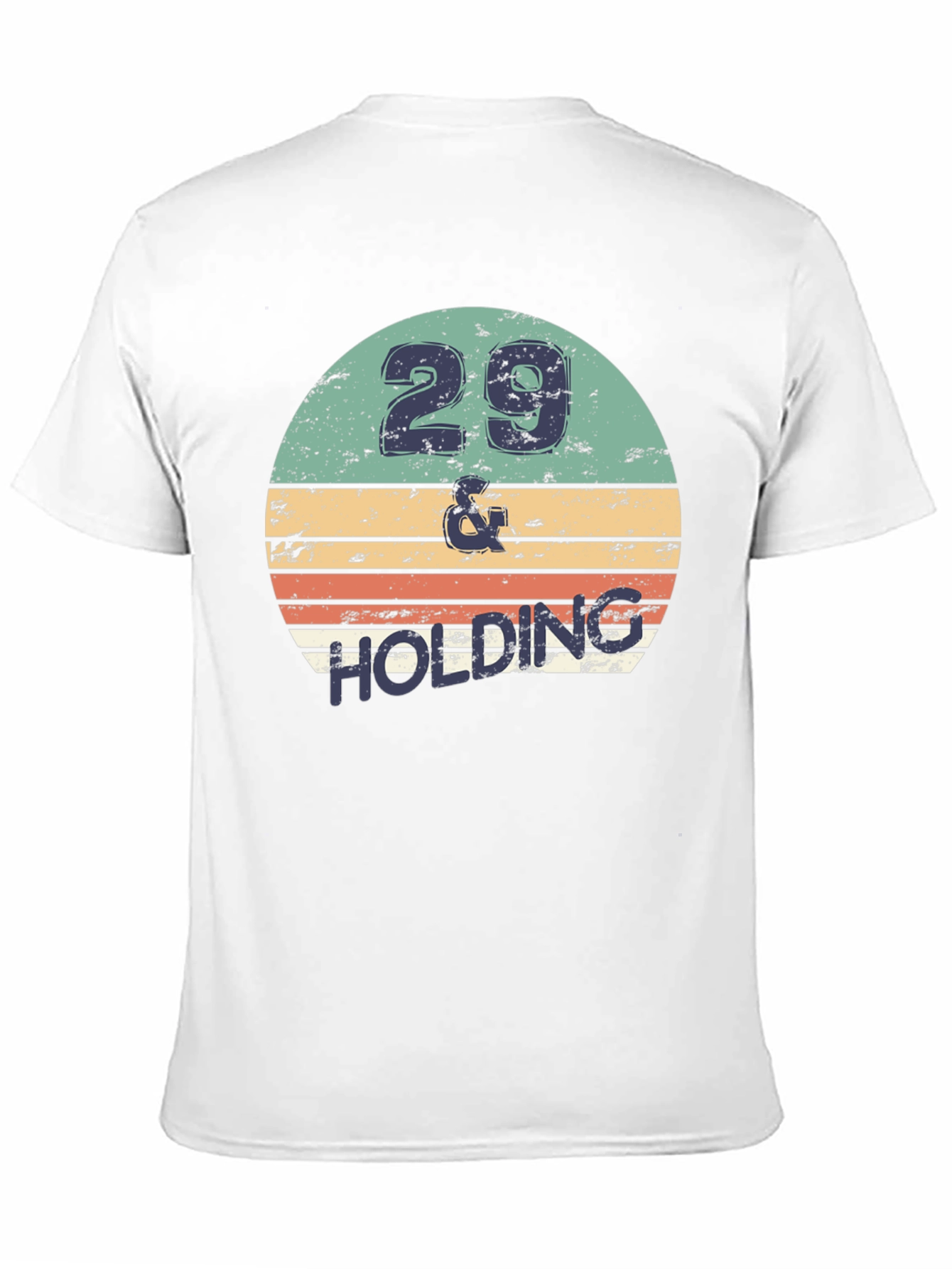 29 & Holding Birthday T-Shirt Retro Design